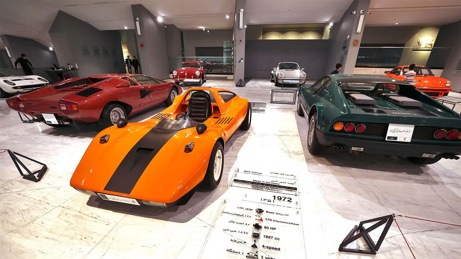 The royal cars are considered as part of Iranian cultural heritage