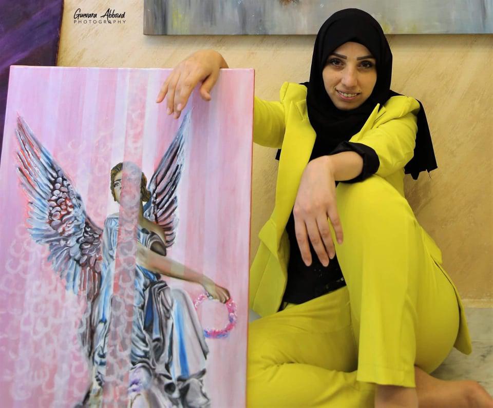 التشكيلية مريم زعيتر 