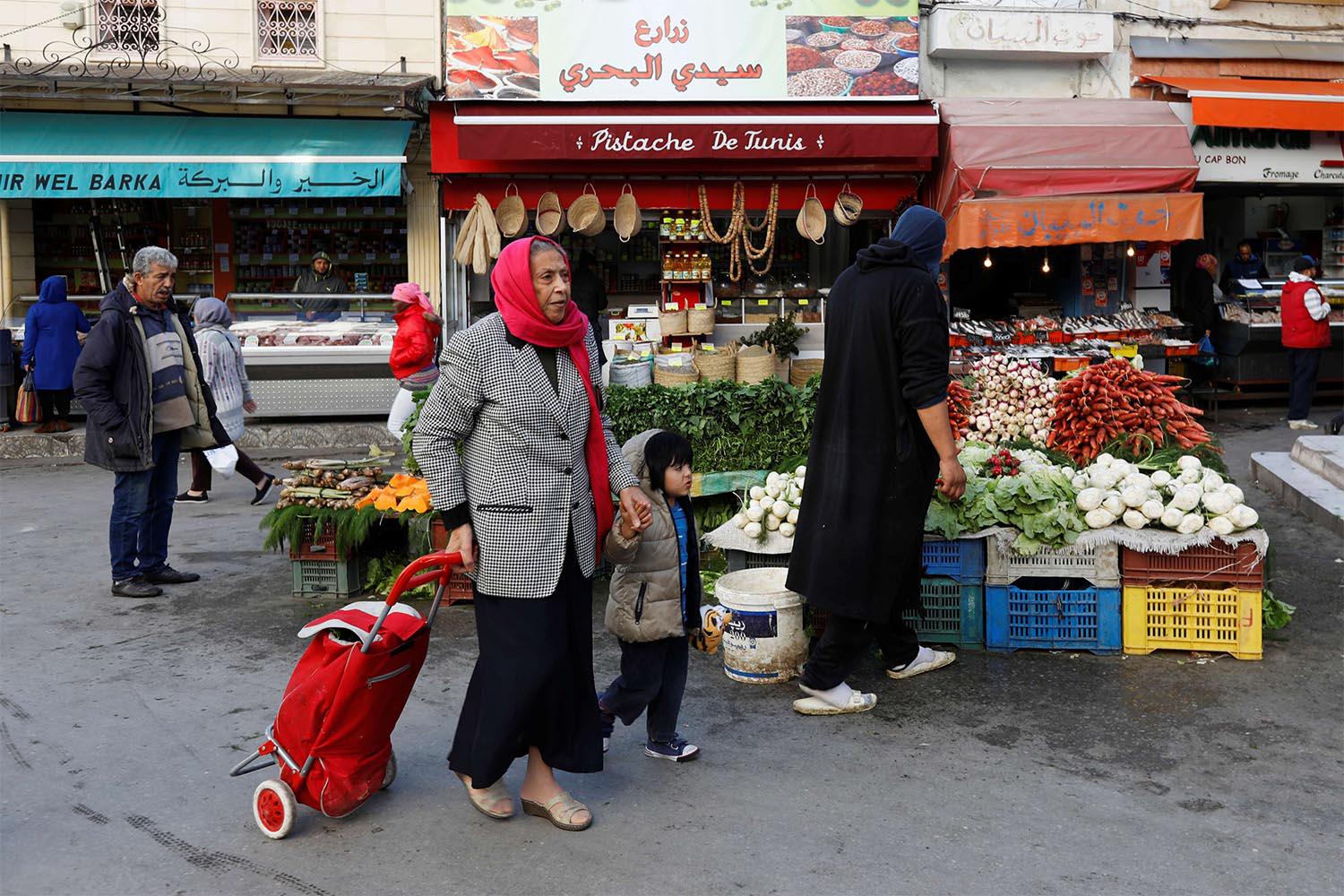 Tunisia's economy has been hit hard by the pandemic after years of stagnation 