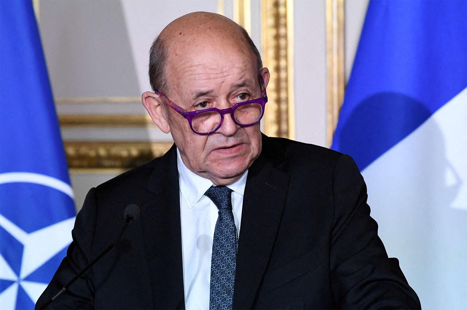 Le Drian gave no details on how the fund would work 