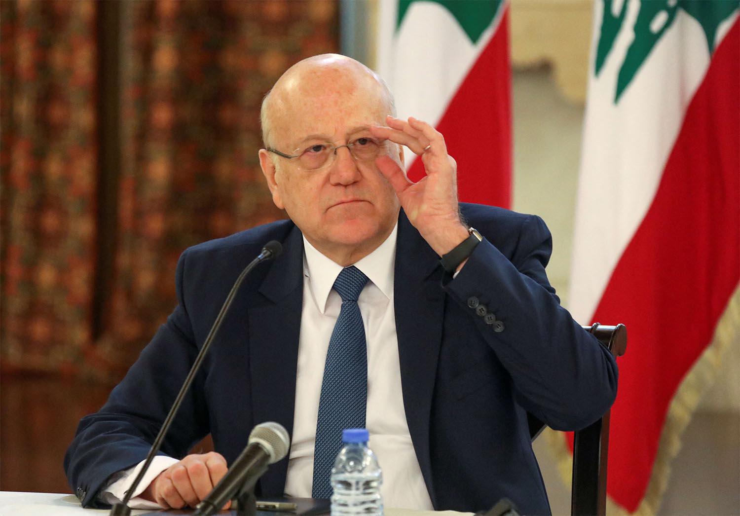 Mikati distanced himself from the Hezbollah leader
