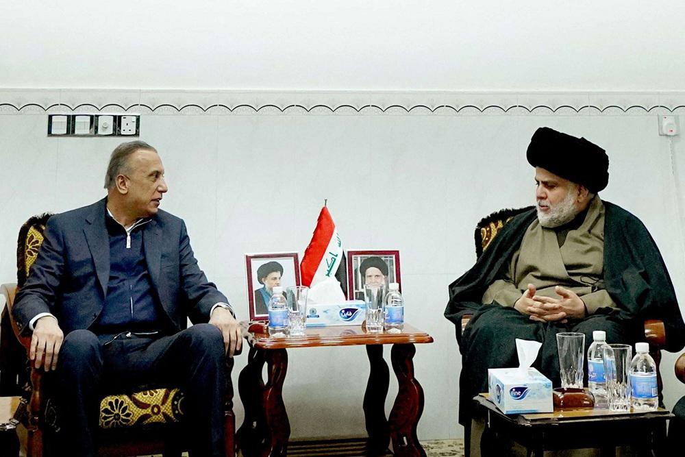 مباحثات بين الصدر والكاظمي تشمل ترتيبات ادارة النجف