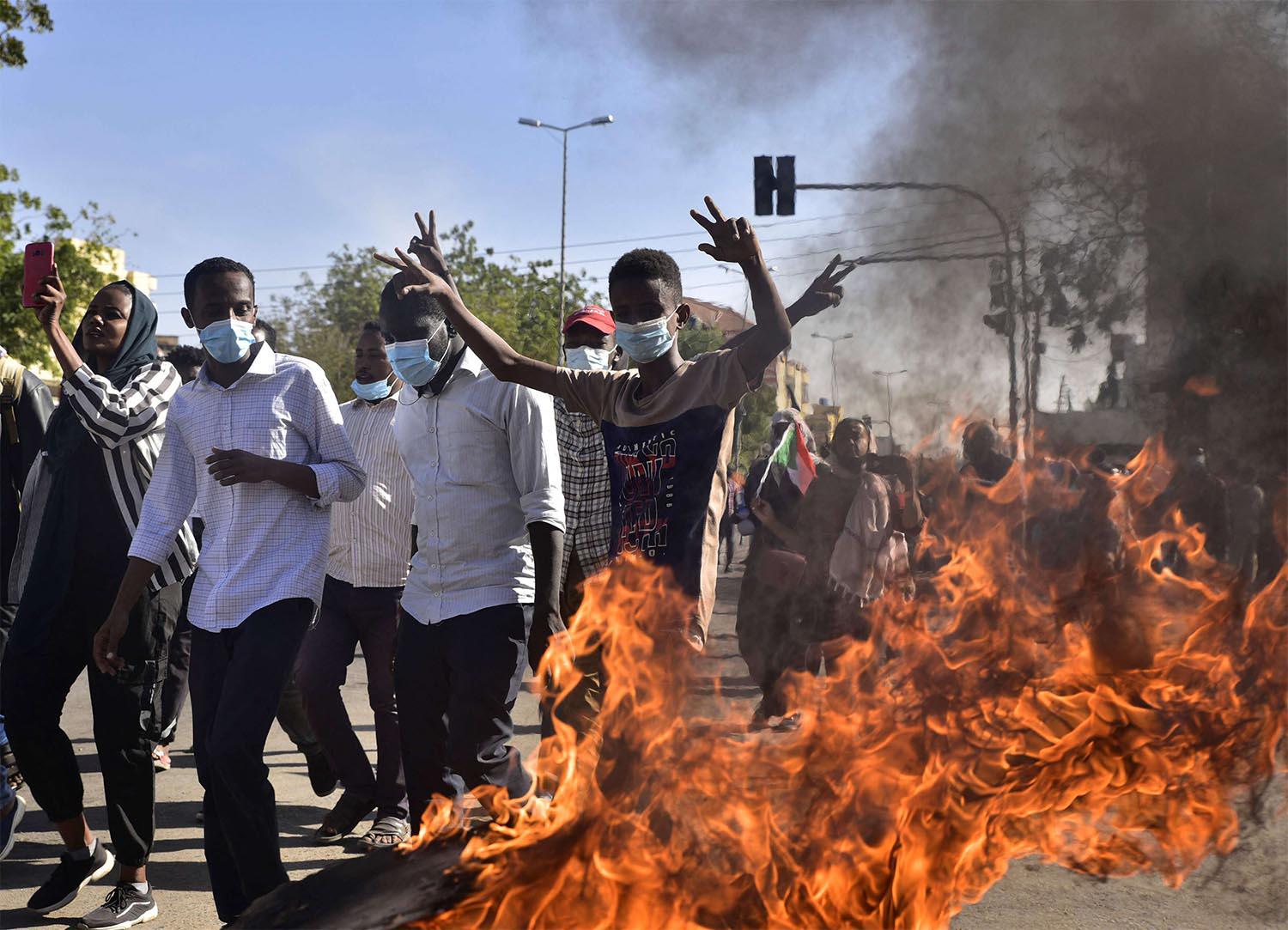 The protest movement insists on a fully civilian government to lead the transition