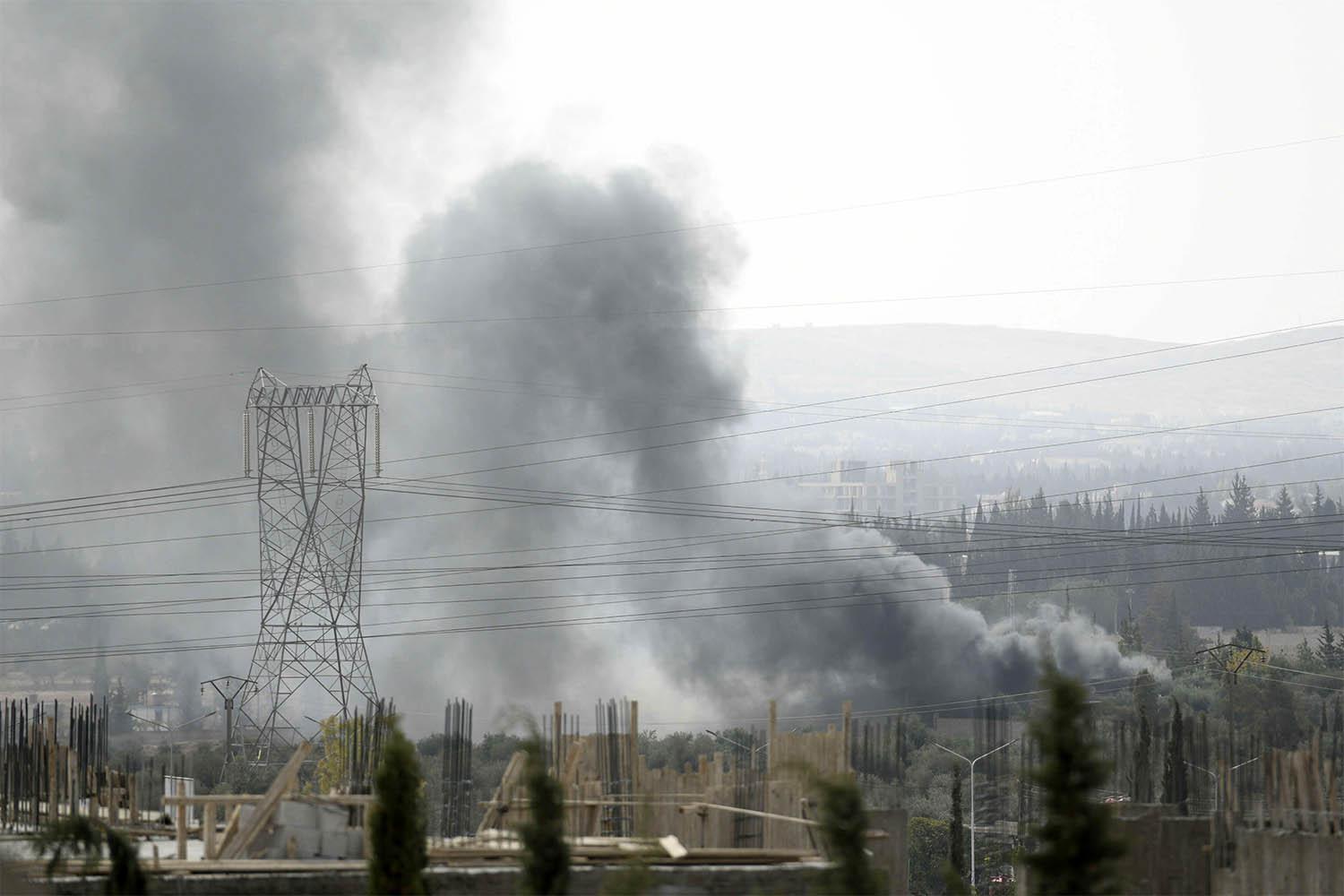The attack came a day after Syria said that several missiles from Israel struck areas around the town of Quneitra