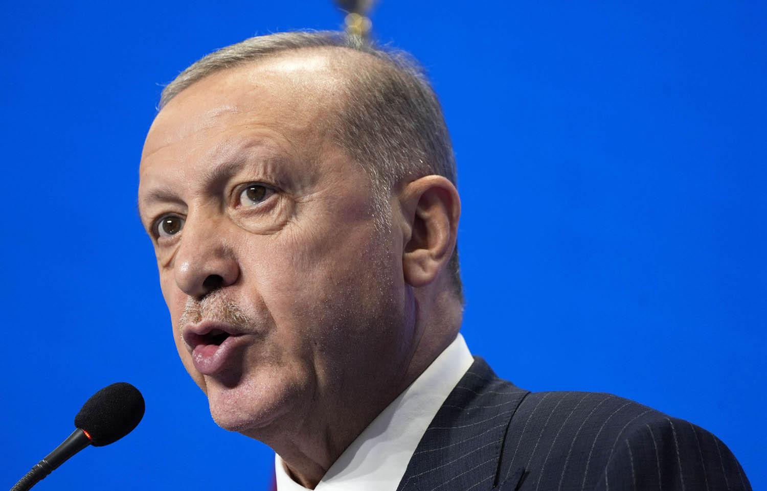 الرئيس التركي رجب طيب أردوغان