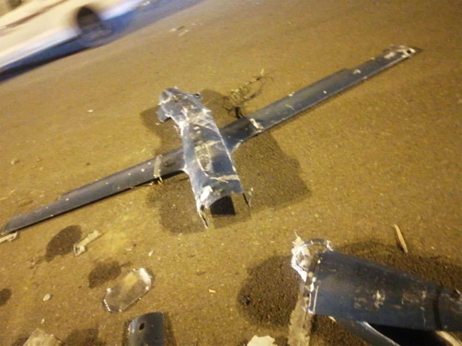 Shrapnel from the destroyed drone resulted in 16 civilian injuries
