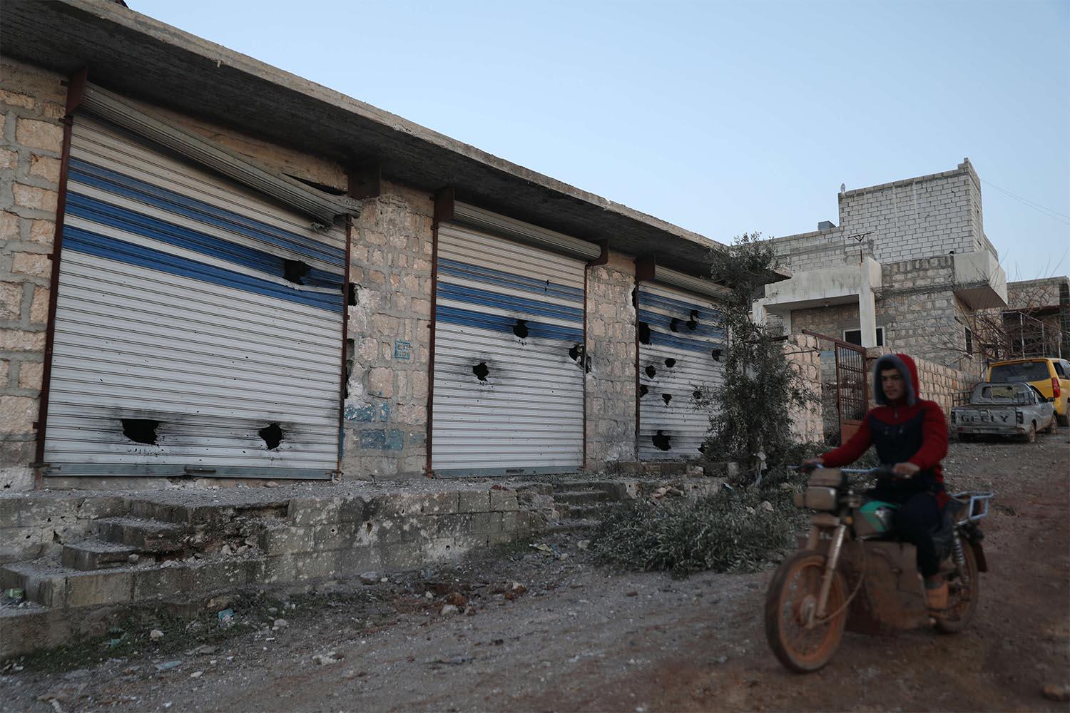 Helicopters landed and heavy gunfire and explosions were heard during the raid 