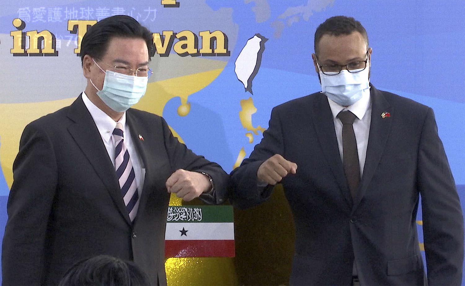 Taiwan and Somaliland set up representative offices in each other's capitals in 2020