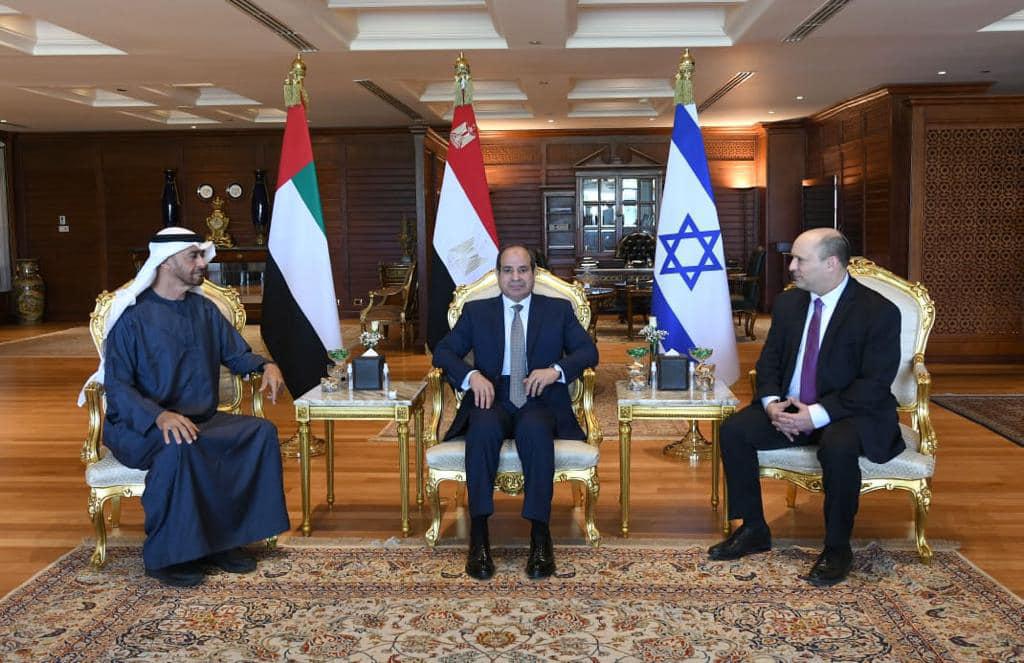 محاولة للتنسيق في المواقف بين مصر والامارات واسرائيل بشان ملفات اقليمية ودولية