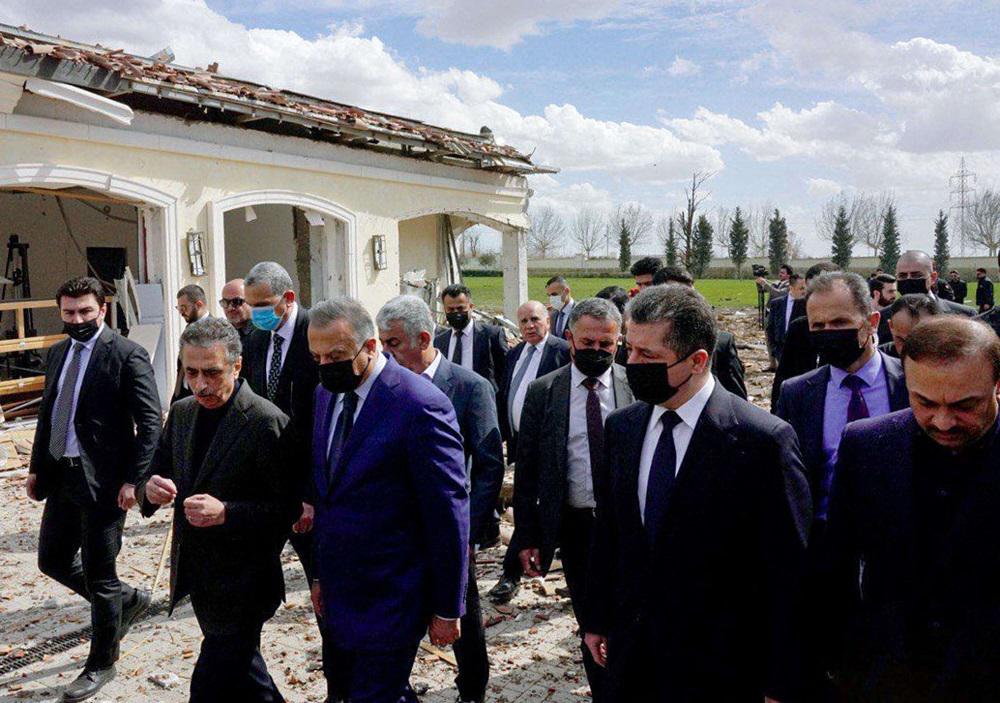 اغلب القادة في العراق تددوا بالهجوم الايراني