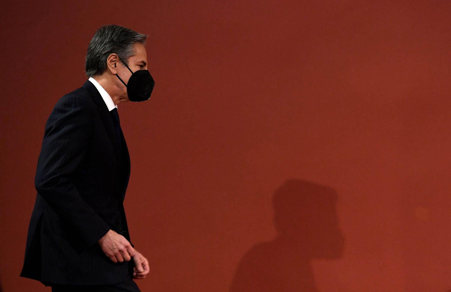 وزير الخارجية الأميركي انتوني بلينكن في لتوانيا