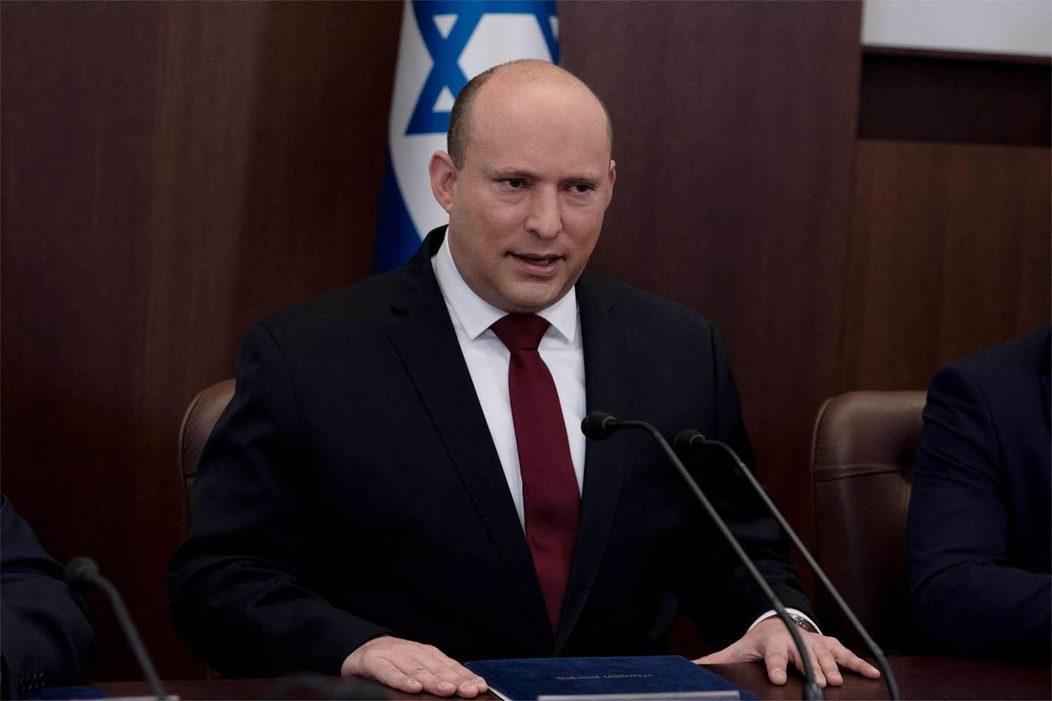 Israeli Prime Minister Naftali Bennett