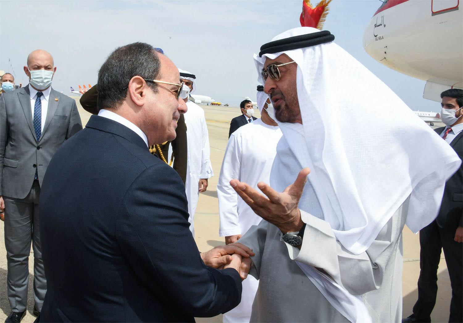 The meeting took place in the Red Sea resort town of Sharm el-Sheikh 