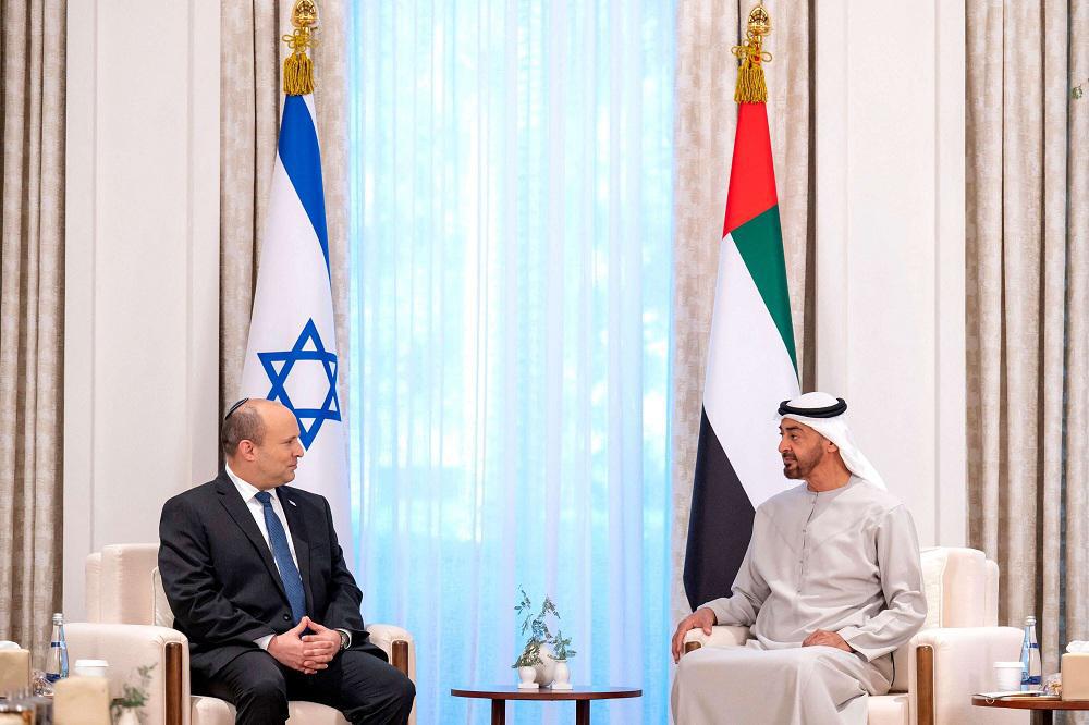 المسؤولون الاسرائيليون ابدوا سعيهم لتعزيز التعاون الاقتصادي والتكنولوجي والامني مع الامارات