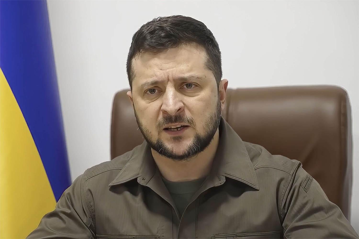 Ukrainian President Volodymyr Zelenskyy