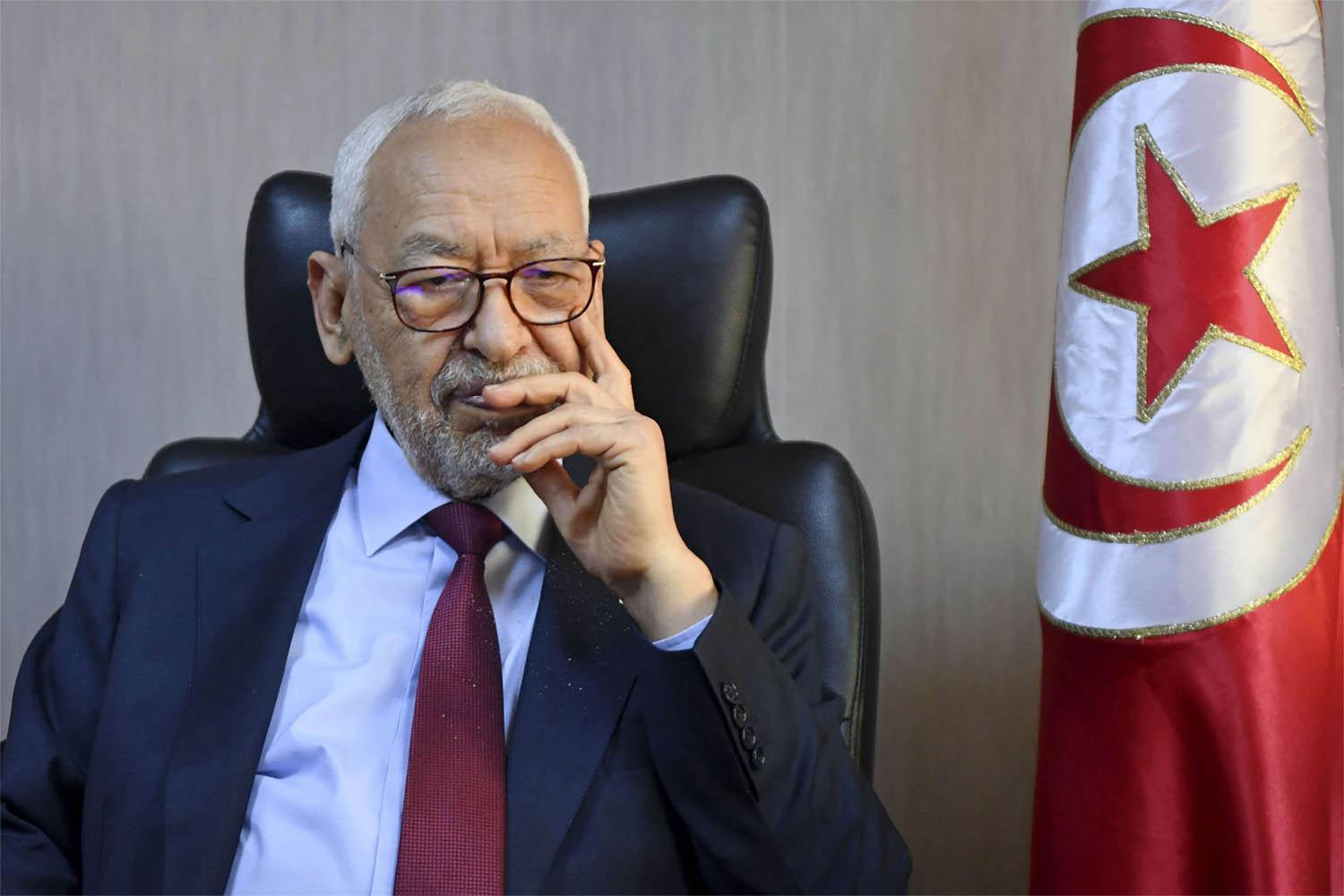 Rached Ghannouchi, head of the Islamist Ennahda party 