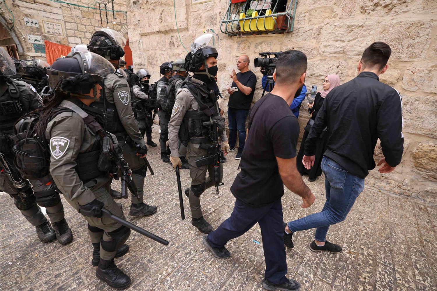 The Palestinian Authority said the events at the Al Aqsa compound had "unified" Palestinians