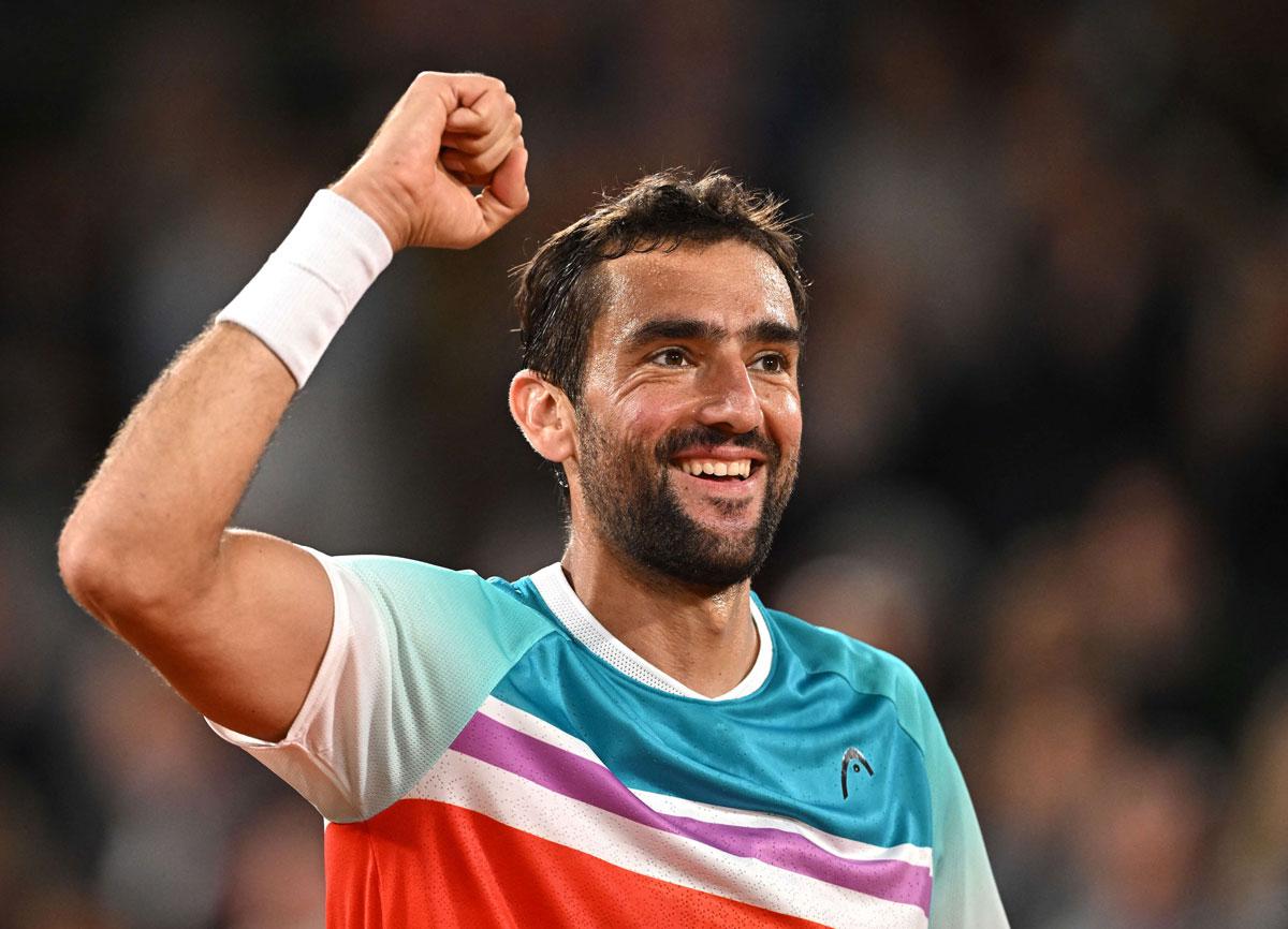  لاعب التنس الكرواتي يضرب موعدا مع الروسي الآخر أندري روبليف في الدور الخامس