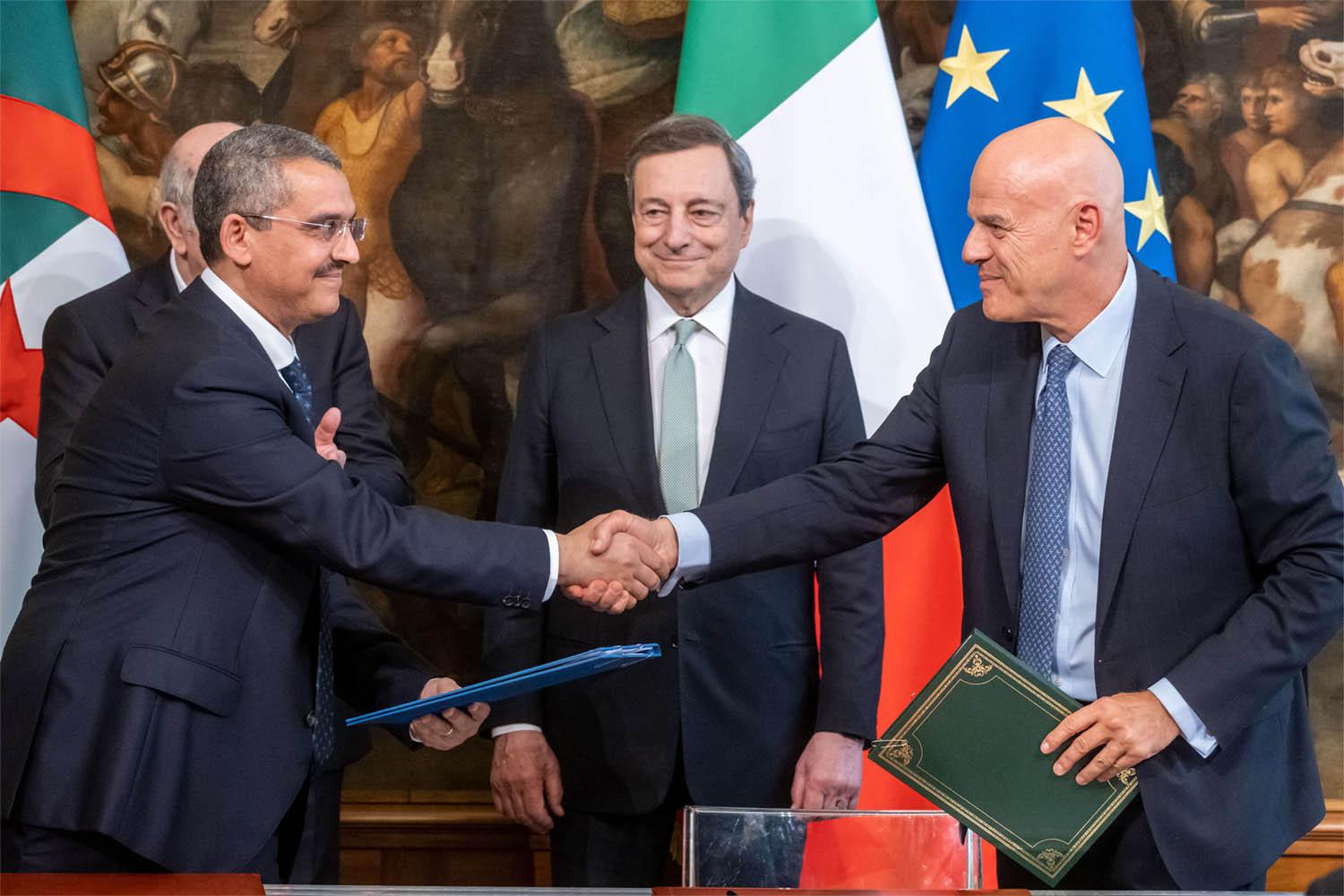Algeria was Italy's second-biggest gas supplier last year