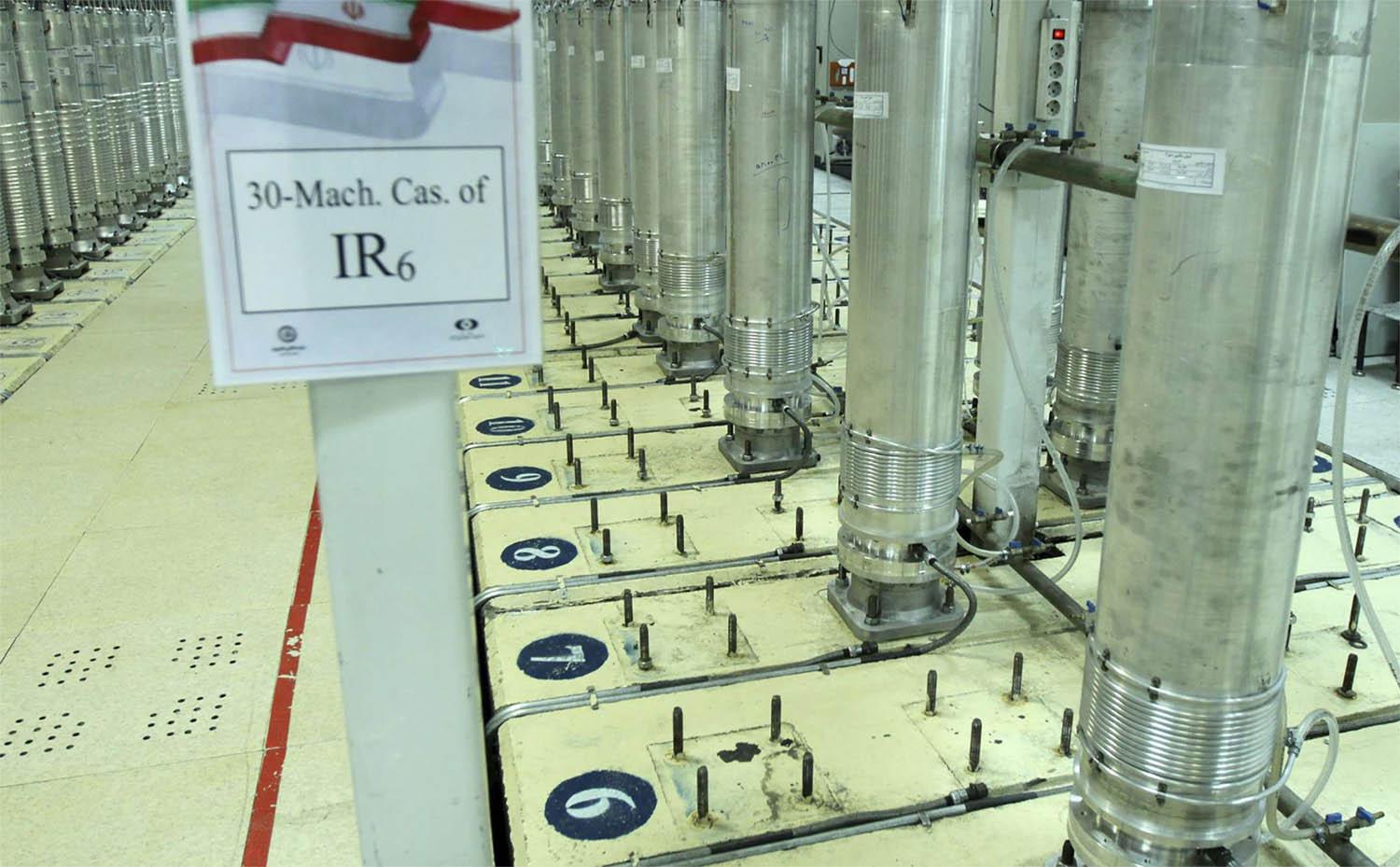 Centrifuges are used to purify uranium for civilian projects or, at higher levels, to make bomb fuel