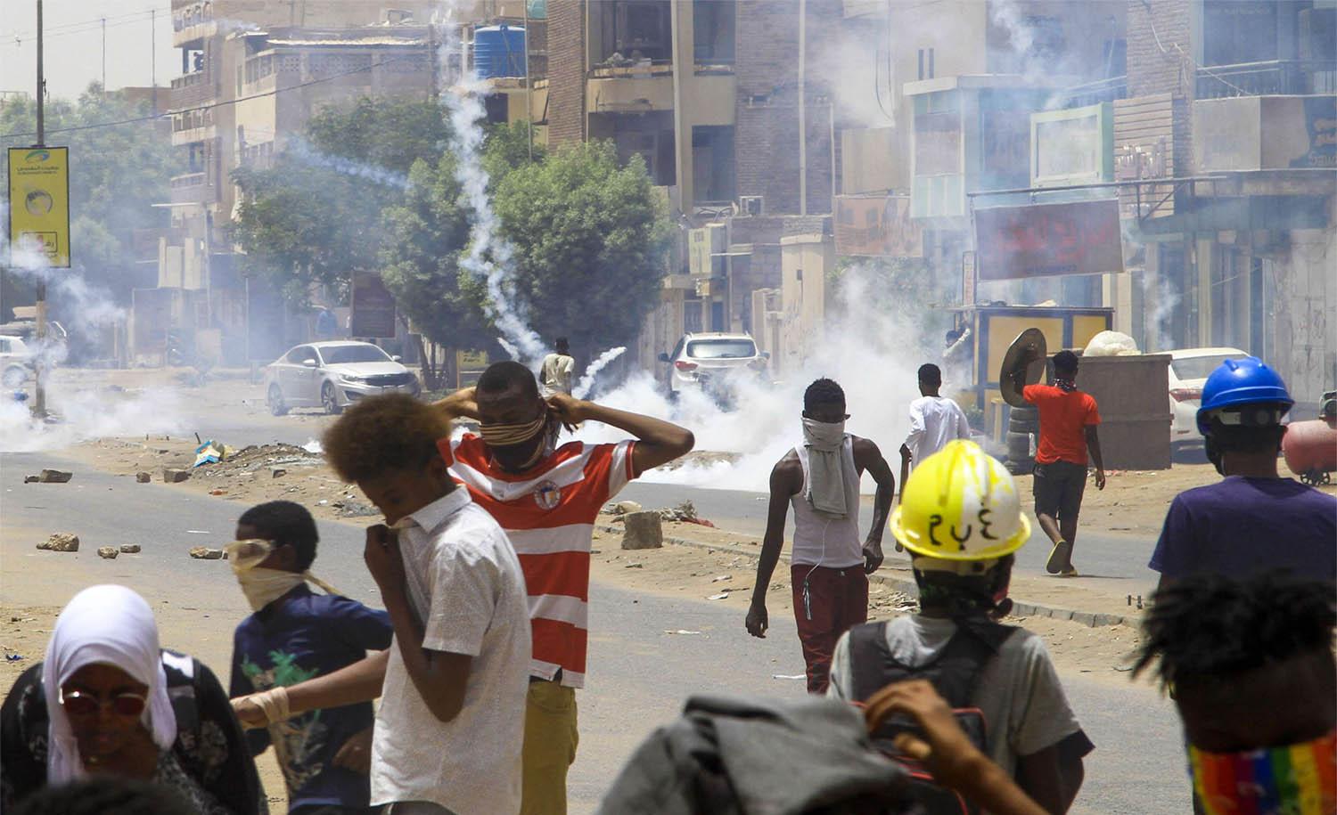 The two protesters were killed in during protests in Khartoum’s Kalakla neighborhood