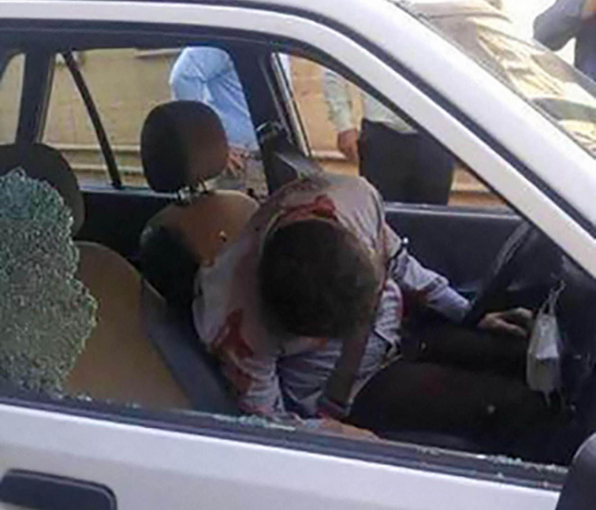 Khodaei was shot five times in his unarmored Iranian-made Kia Pride