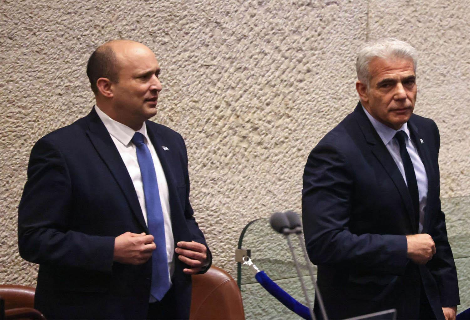 Lapid and Bennett ended Netanyahu's record reign a year ago by forming a rare alliance of rightists