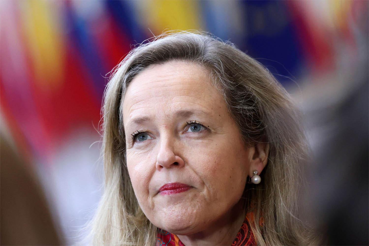 Spanish Economy Minister Nadia Calvino 