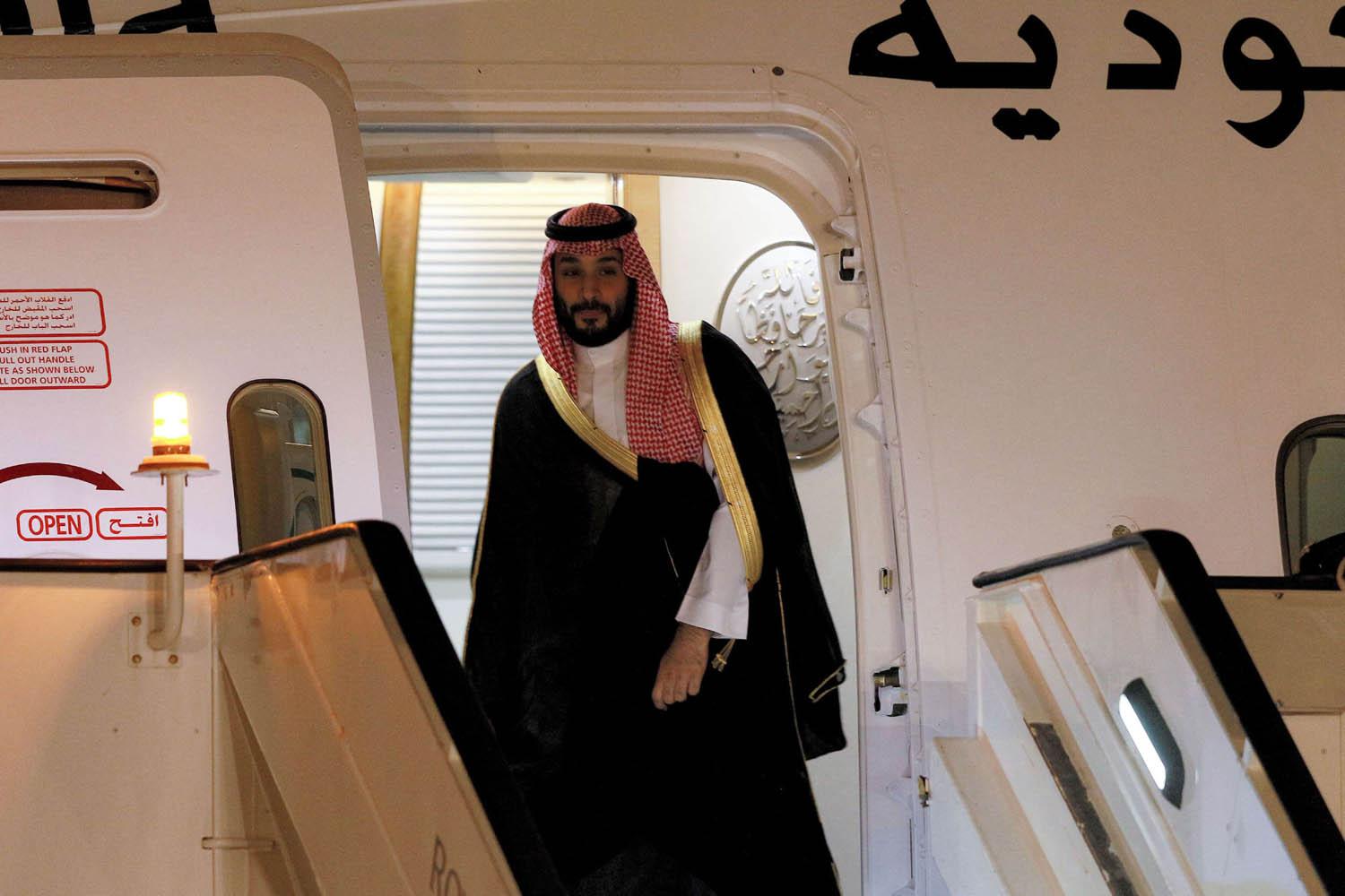 الأمير محمد بن سلمان يصل عمان