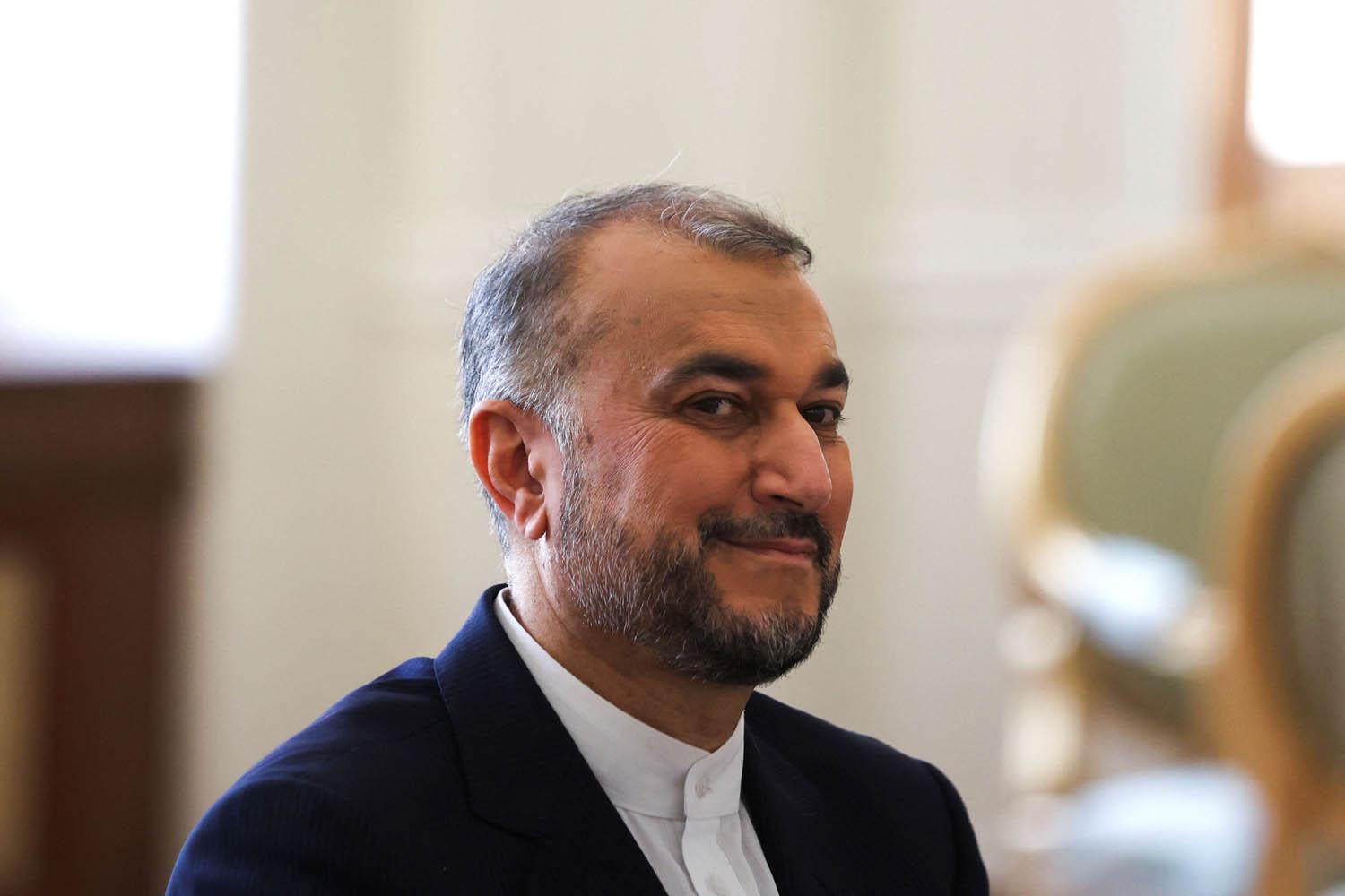 وزير الخارجية الإيراني حسين أمير عبداللهيان