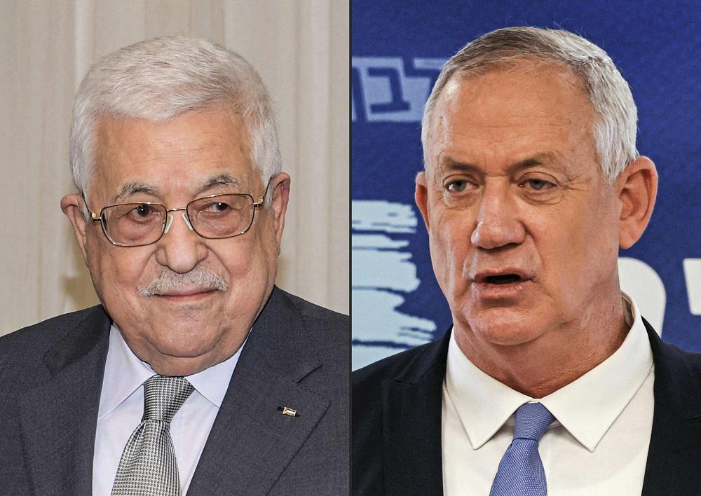 ثاني لقاء بين غانتس وعباس في نحو 6 أشهر