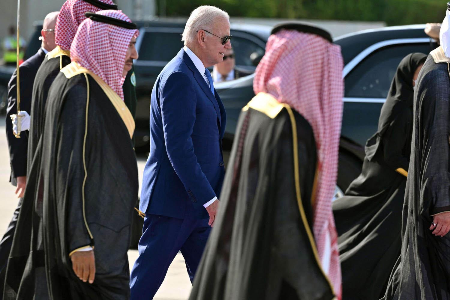 الرئيس الأميركي جو بايدن في جدة
