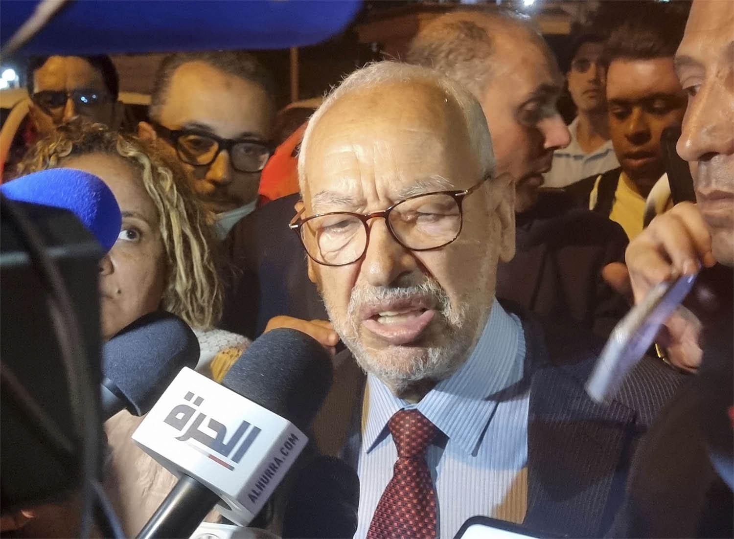 Ghannouchi is also being investigated for money laundering