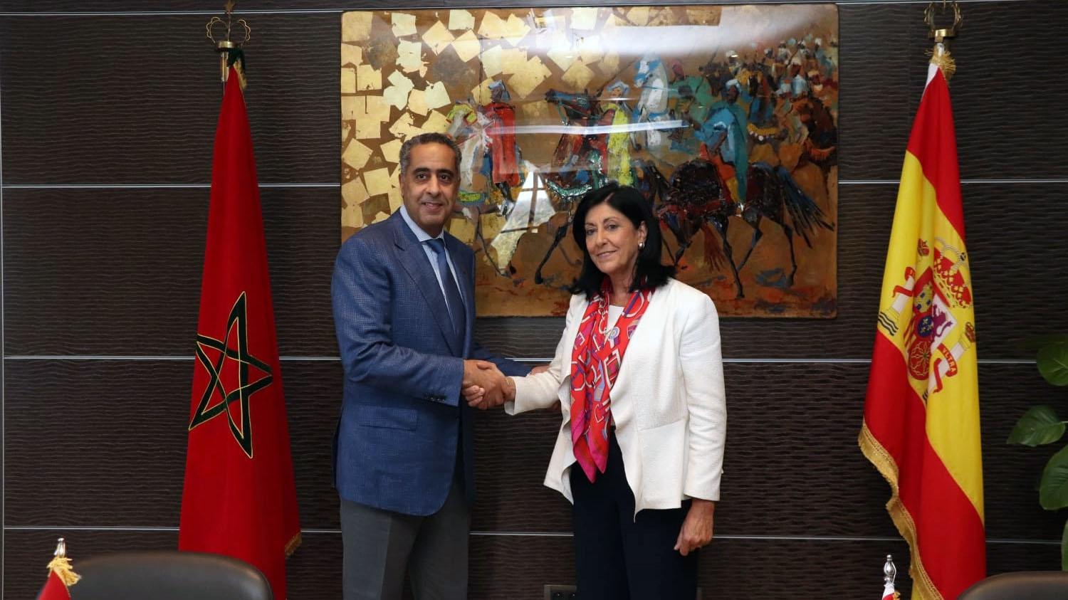 Hammouchi and Llamazares discussed the importance of Moroccan-Spanish cooperation in security and intelligence