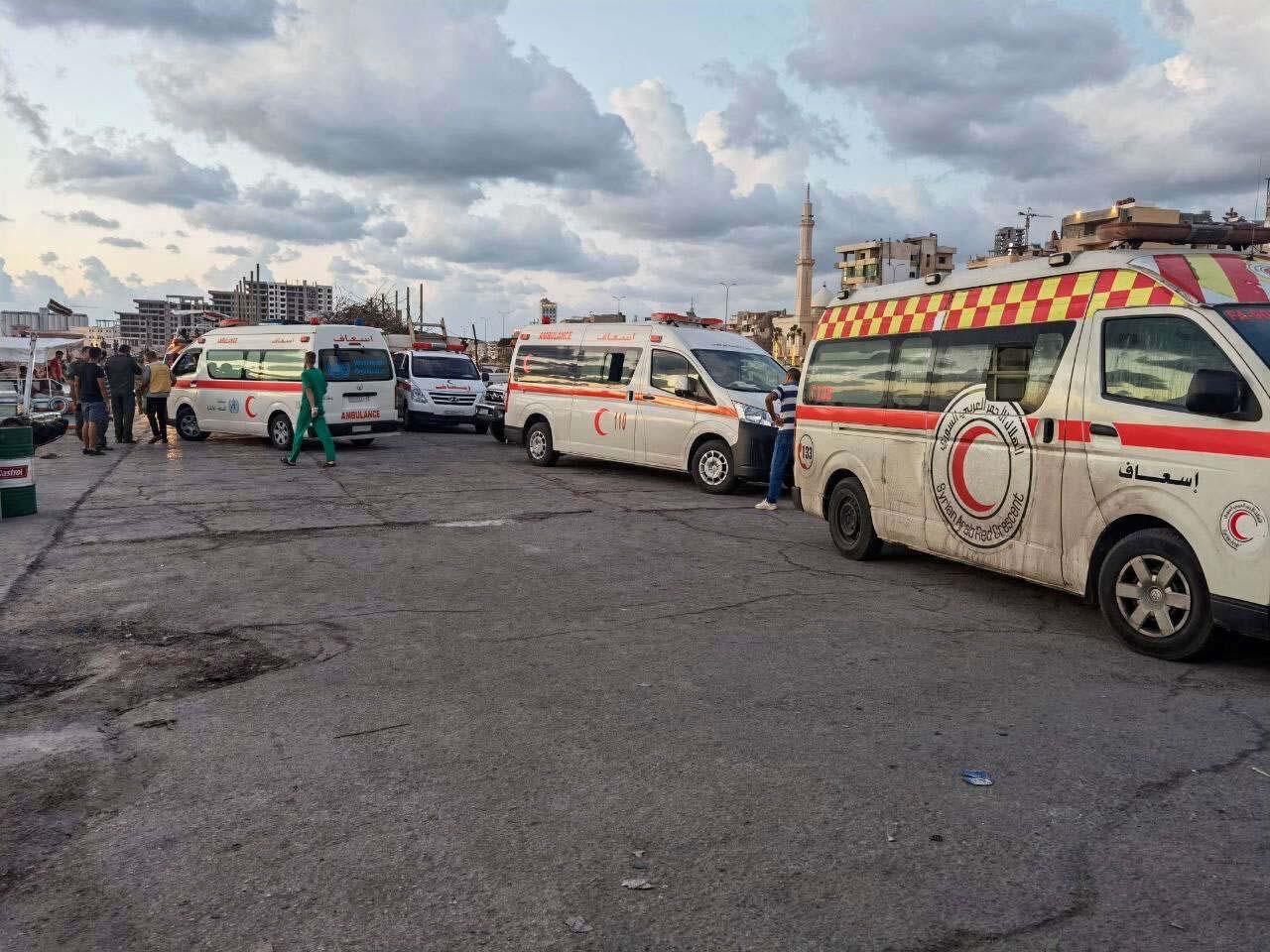 Syrian authorities have said around 20 survivors have been found