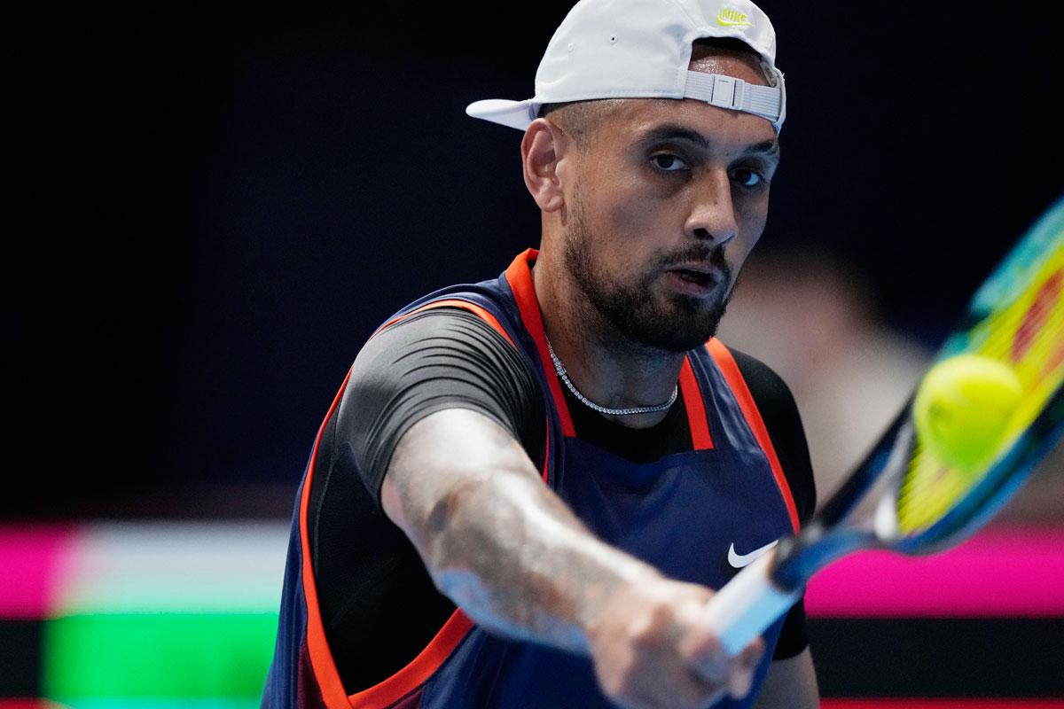 لاعب التنس الاسترالي يضرب موعدا مع الاميركي فريتز