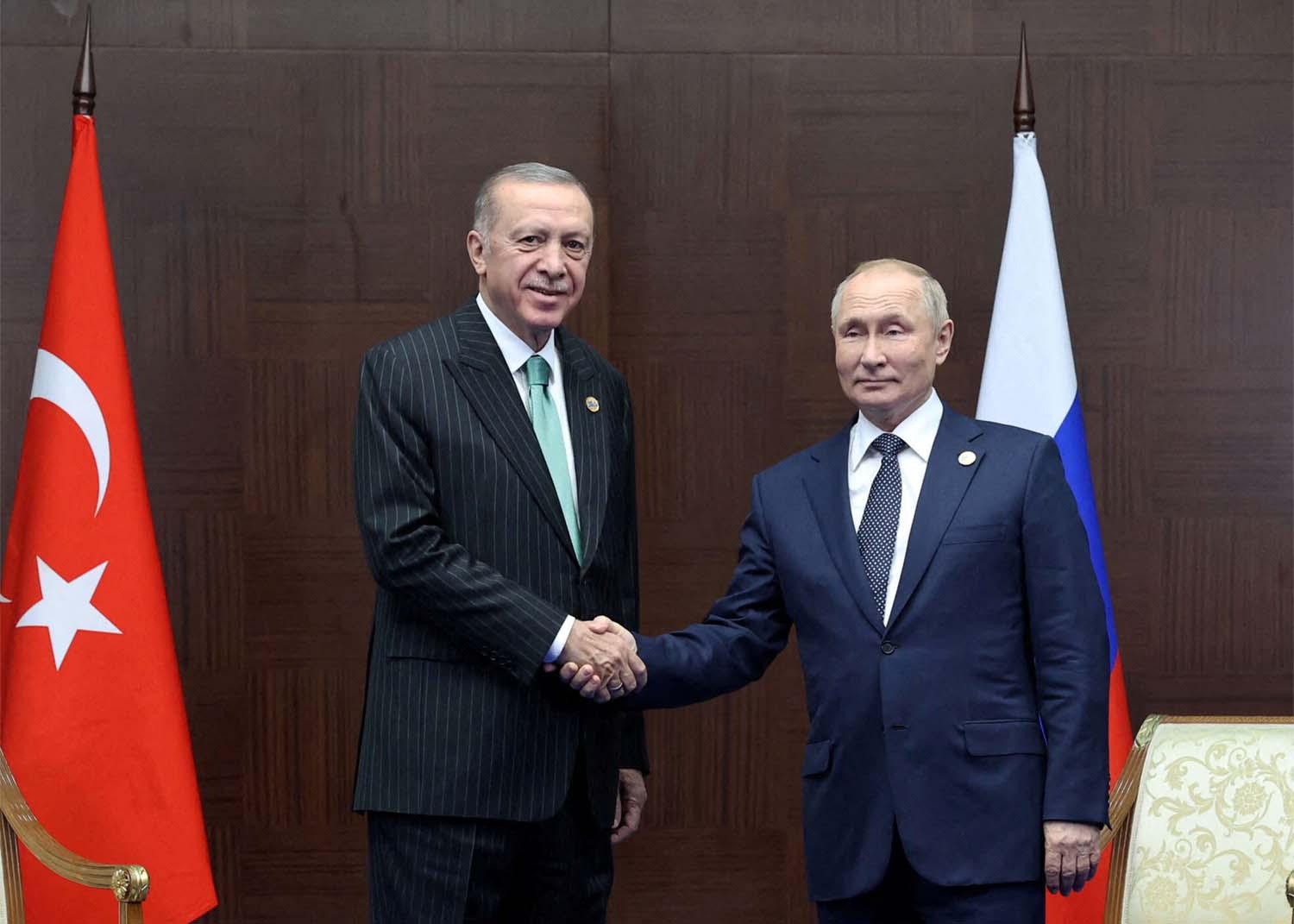 Erdogan with Putin