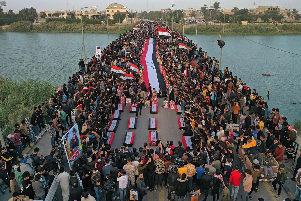 اي حكومة لا تلبي تطلعات العراقيين ستواجه على الأرجح باحتجاجات حاشدة