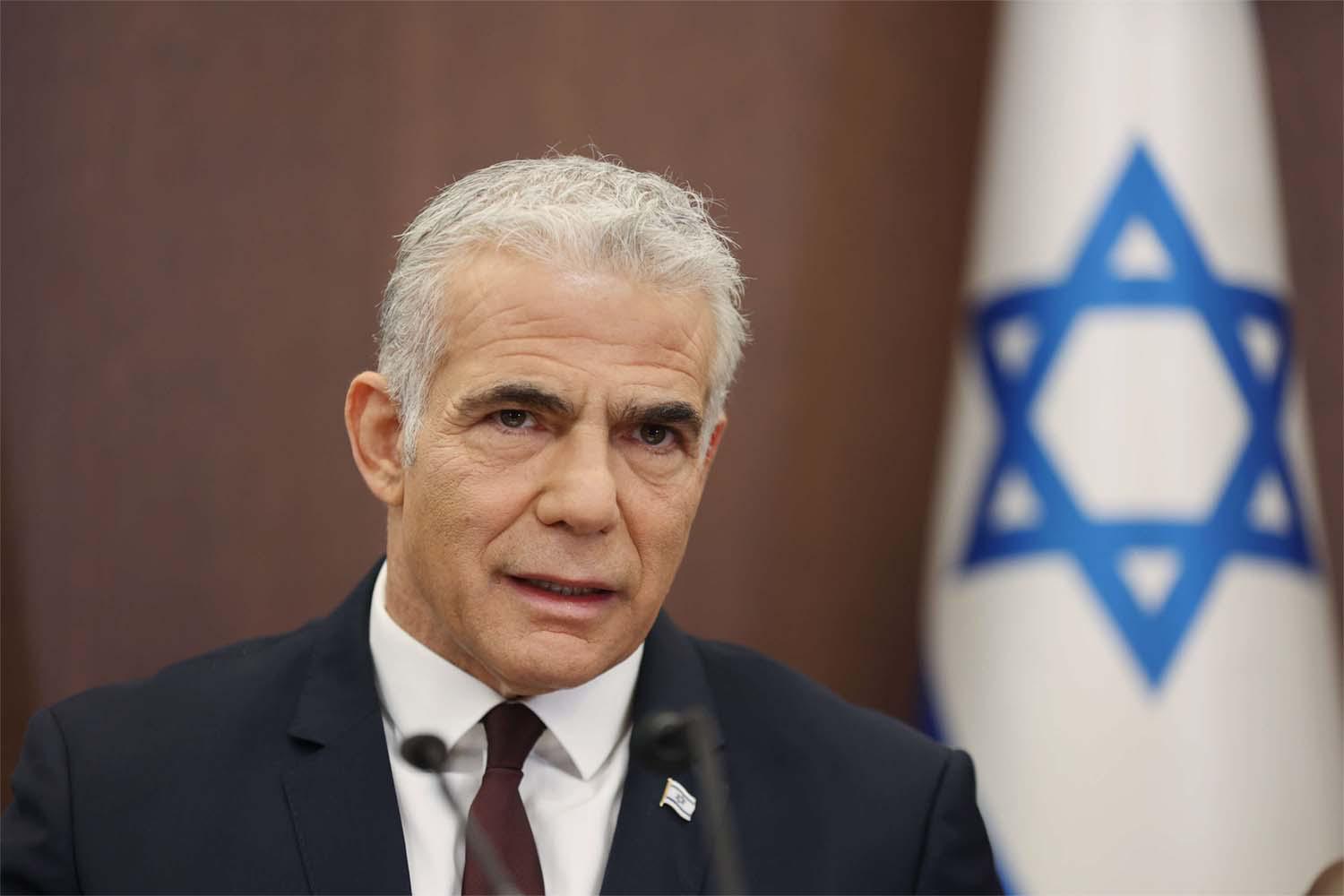 Israeli Prime Minister Yair Lapid 