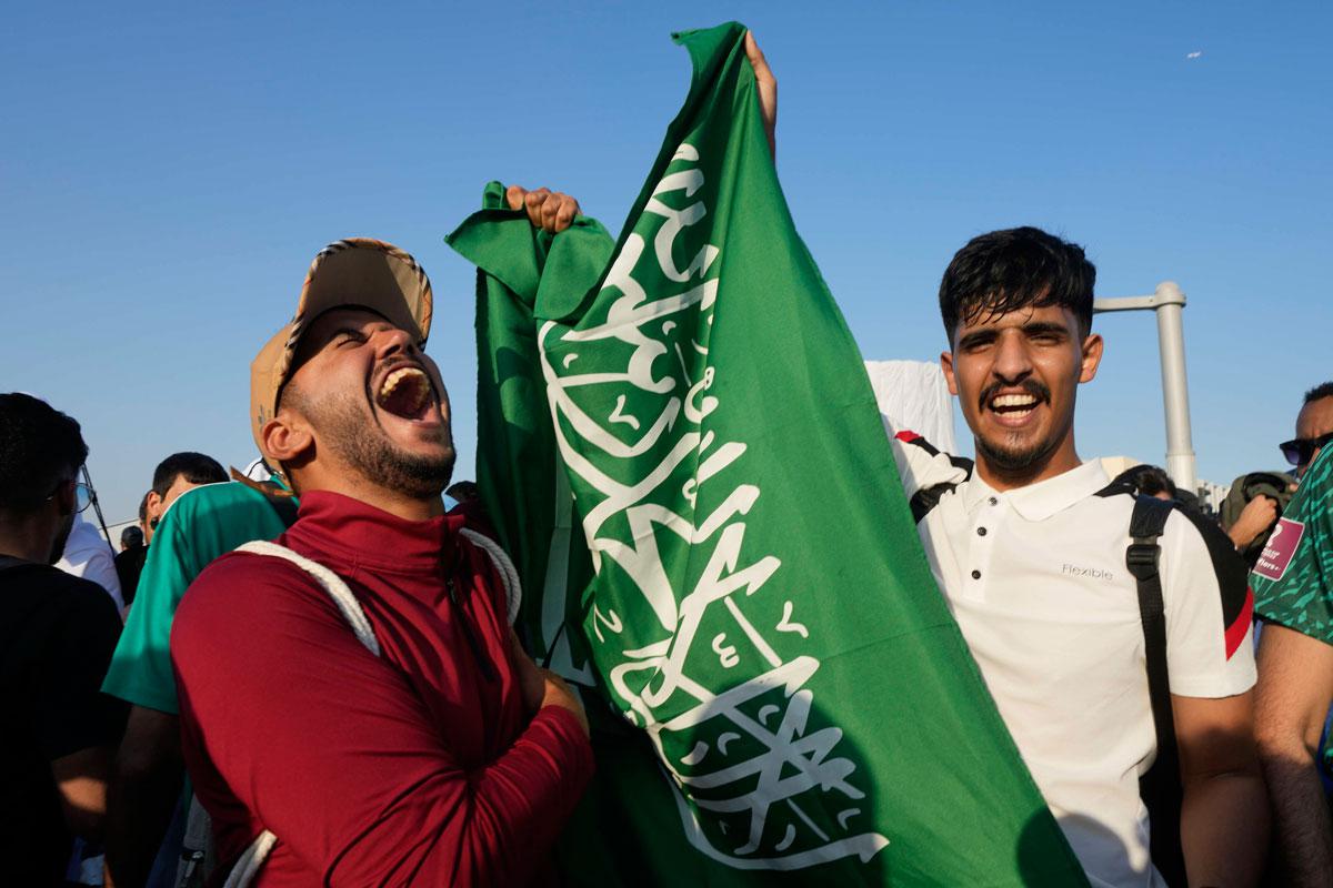 فرحة عارمة في السعودية