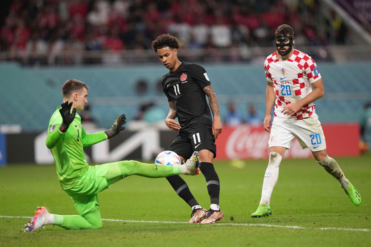 المنتخب الكرواتي تتصدر المجموعة مع اربع نقاط وبفارق هدف عن المغربي