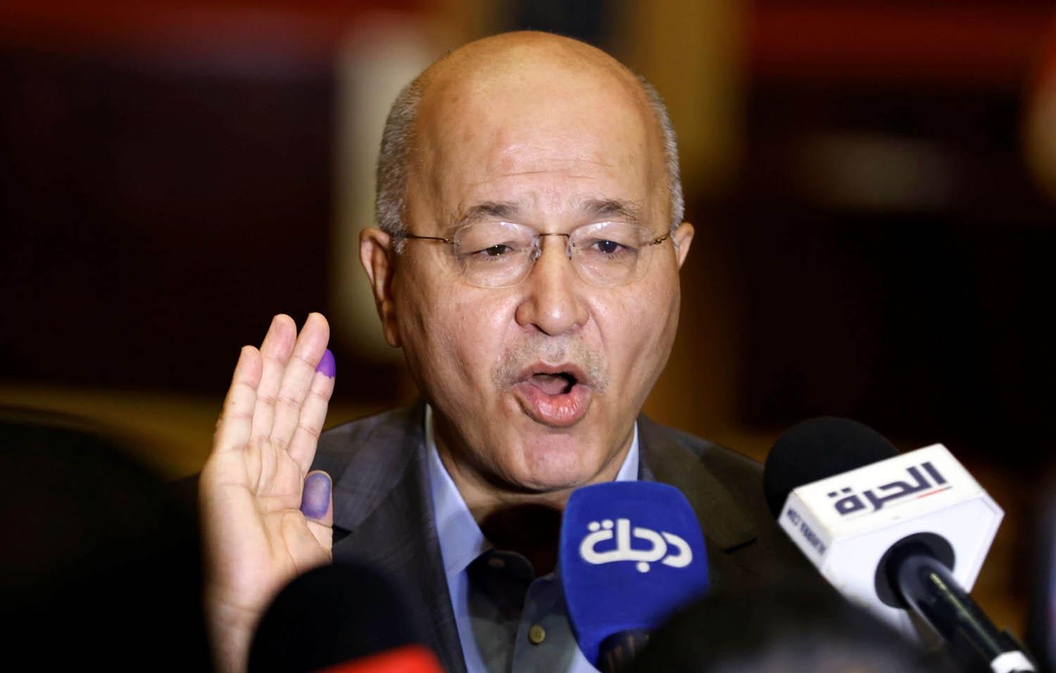 الرئيس العراقي السابق برهم صالح