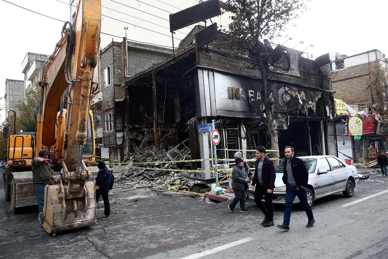 Iranians mark the 2019 protests against increased fuel prices
