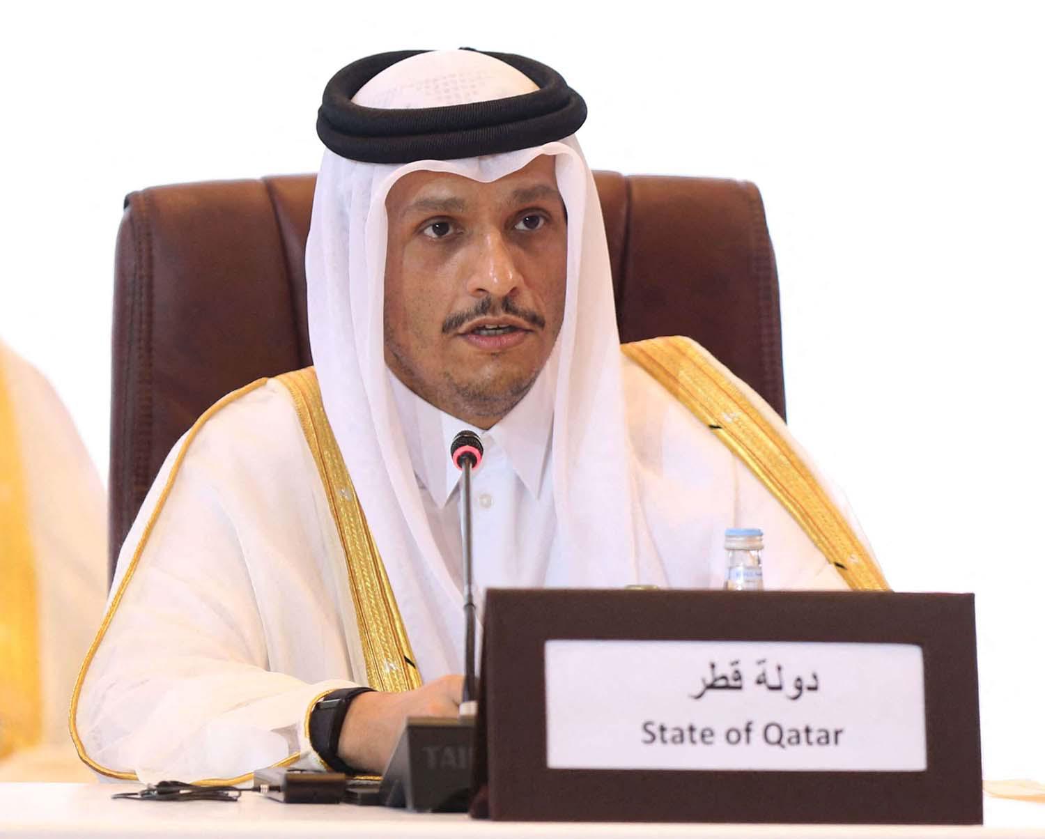 Qatar's foreign minister Sheikh Mohammed bin Abdulrahman Al-Thani