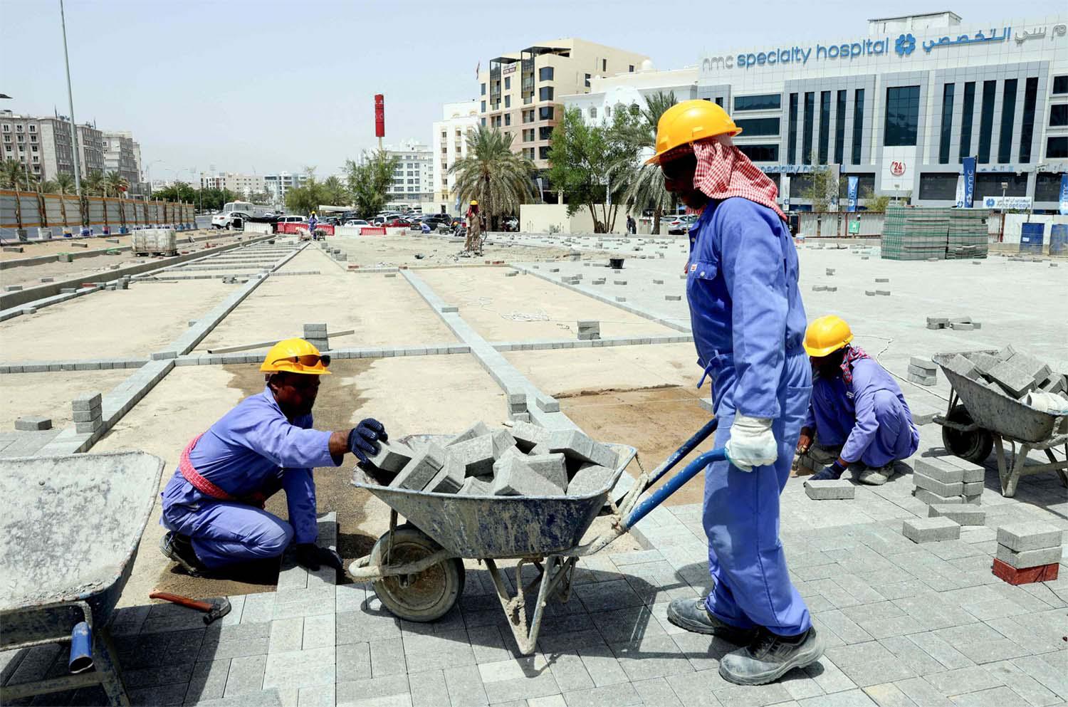 Labourers in Qatar