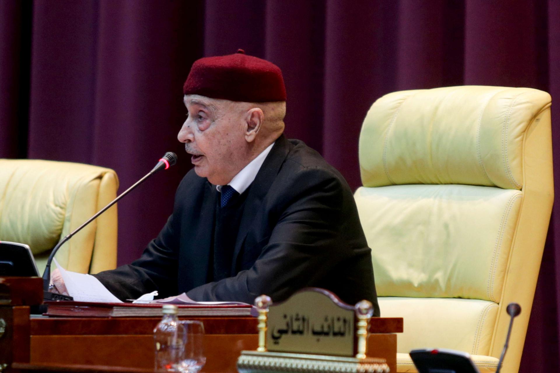 عقيلة صالح: المجلس الأعلى للدولة ليس غرفة ثانية للبرلمان وإنما هو كيان استشاري