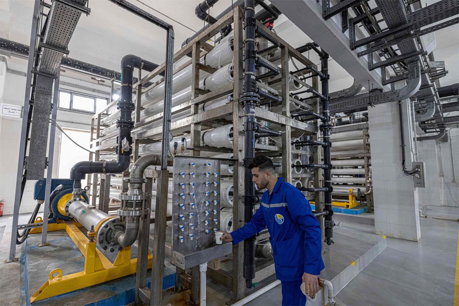 Al-Reesa Seawater Desalination Plant in el-Arish city