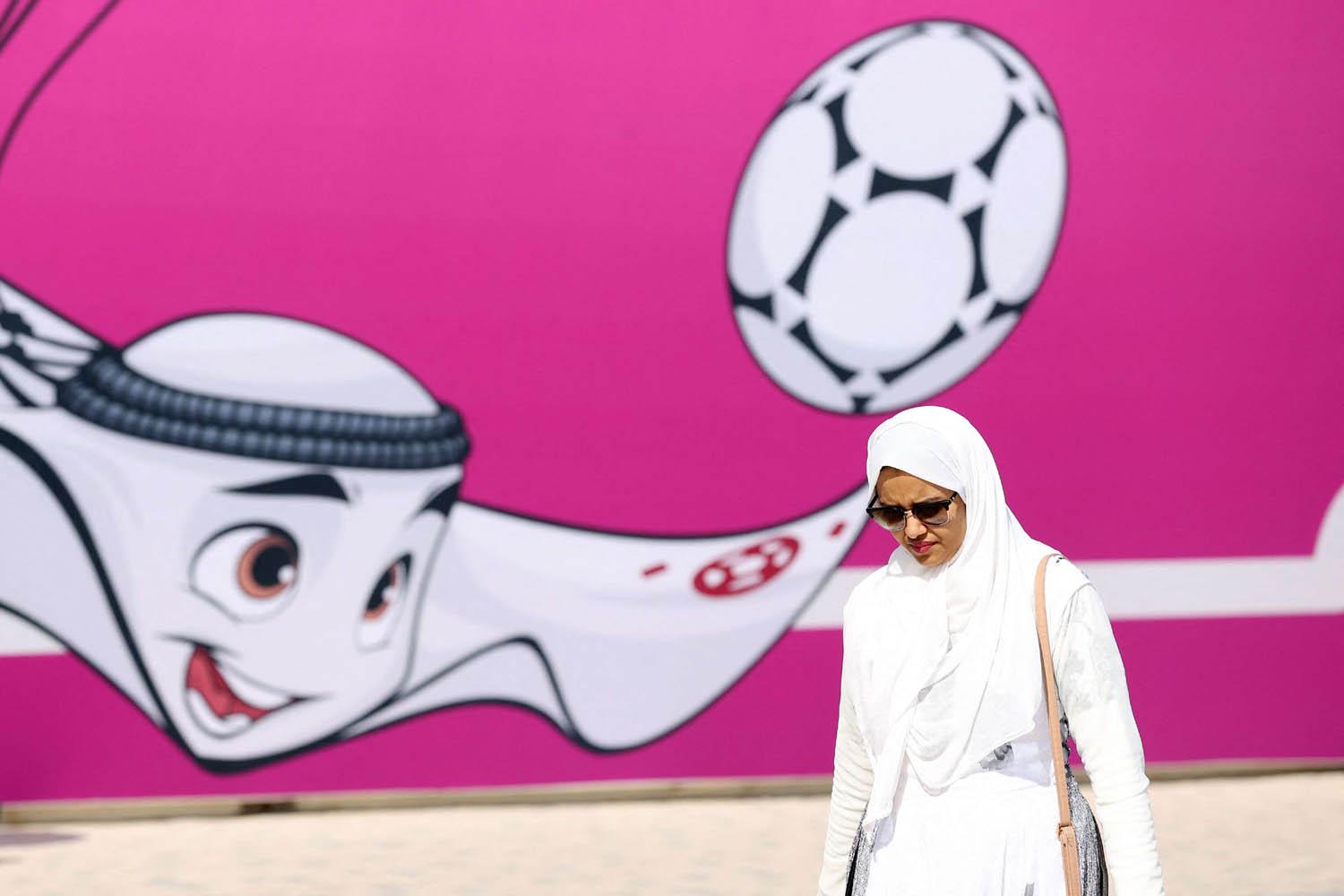 "لعيب".. رمز مونديال قطر 2022