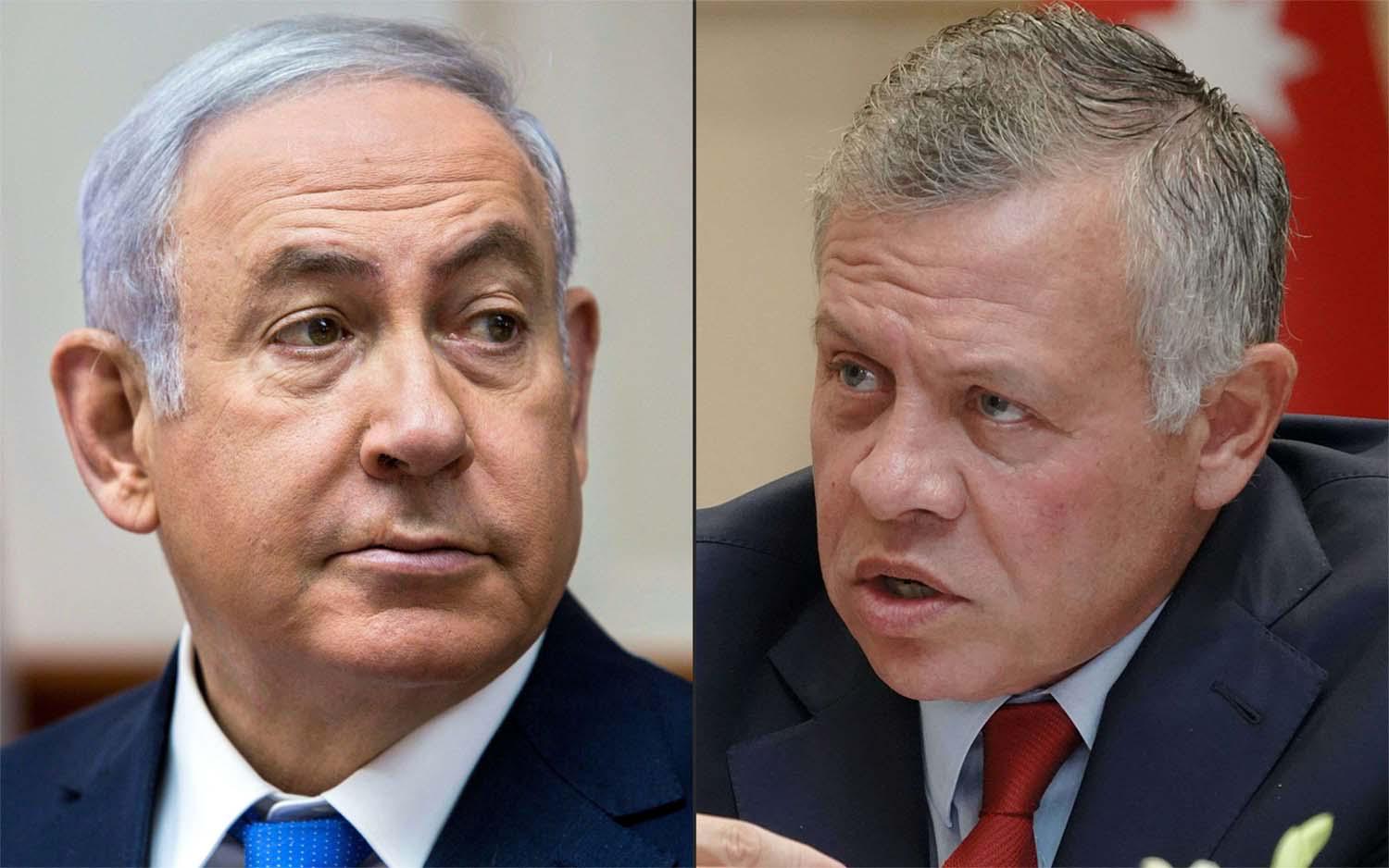 Netanyahu and King Abdullah II
