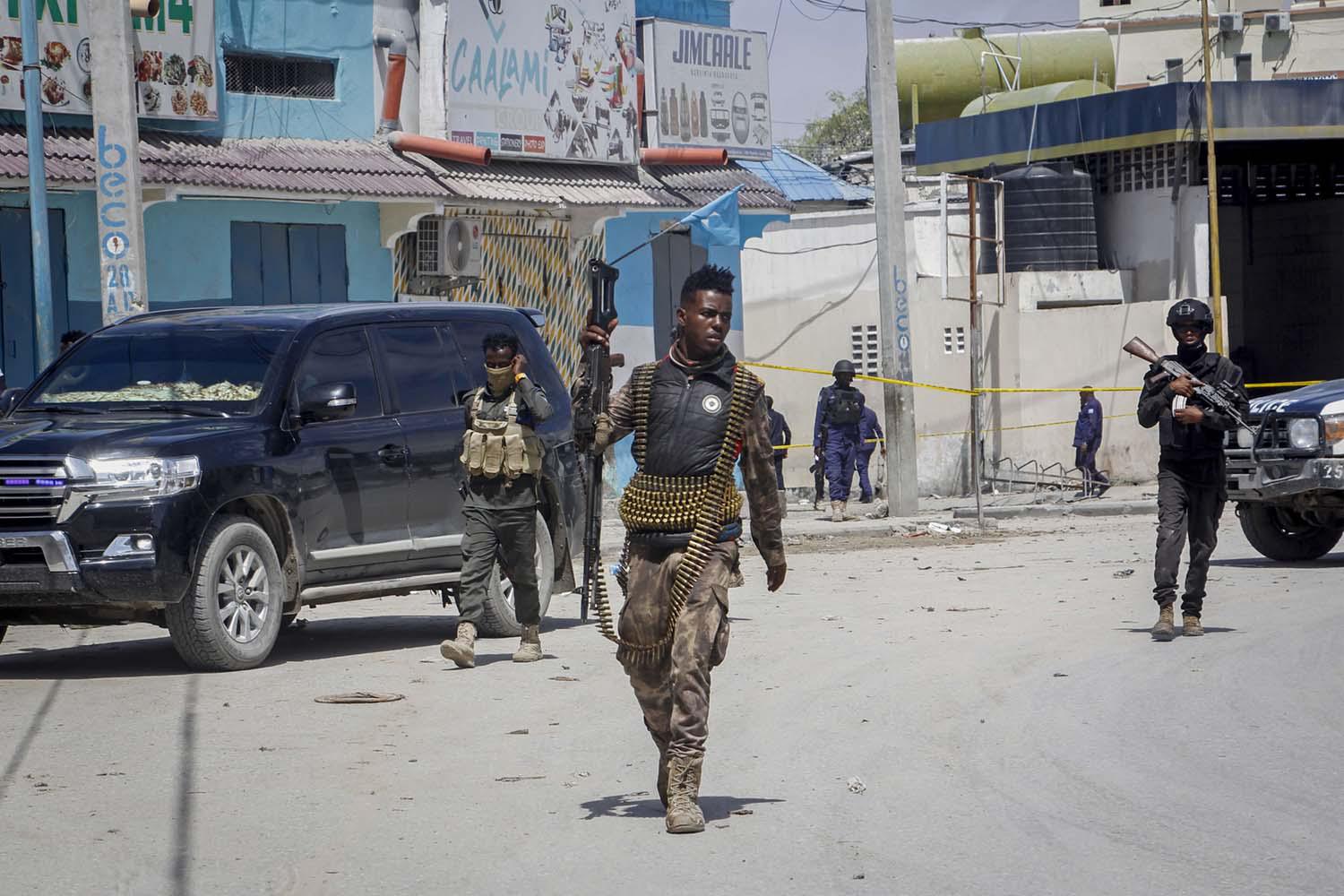 The attack was eventually repelled by Somali soldiers